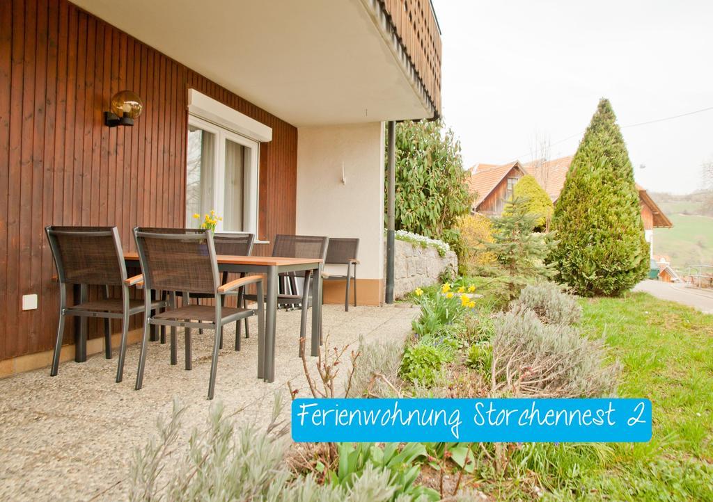 Ferienwohnung Storchennest Mit E-Ladestation Waldshut-Tiengen Exteriör bild